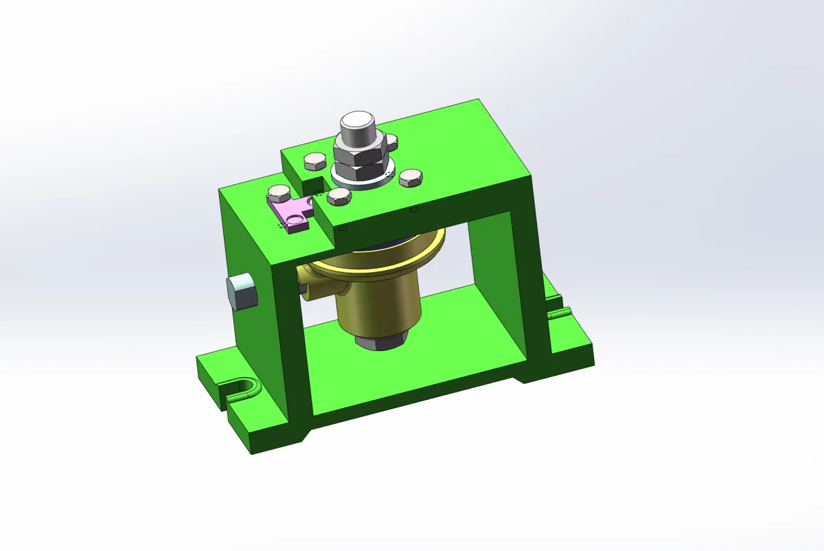 N6711-油阀座加工工艺及钻φ3孔夹具设计【含SW三维图】