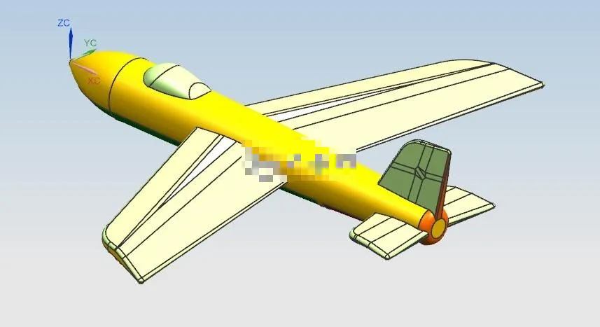 N6754-小飞机注塑模具设计【含UG三维图】