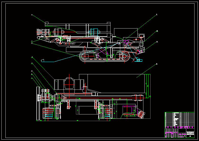 N6860-非开挖定向钻机屣带行走系统设计