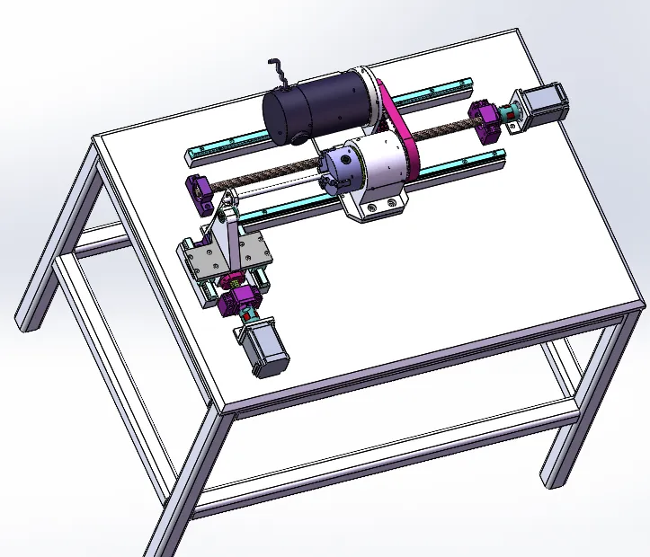 N6862-自动圆管切割机机构设计含PLC控制【含SW三维图】