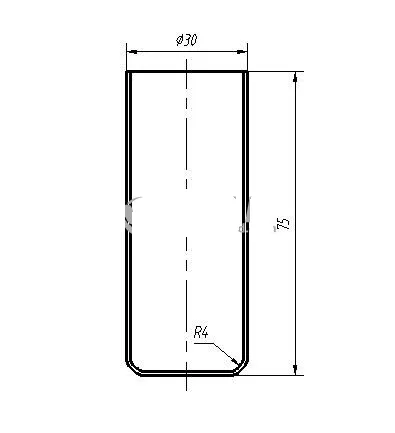 N6948-圆筒冲压模具设计【拉伸模具】高75