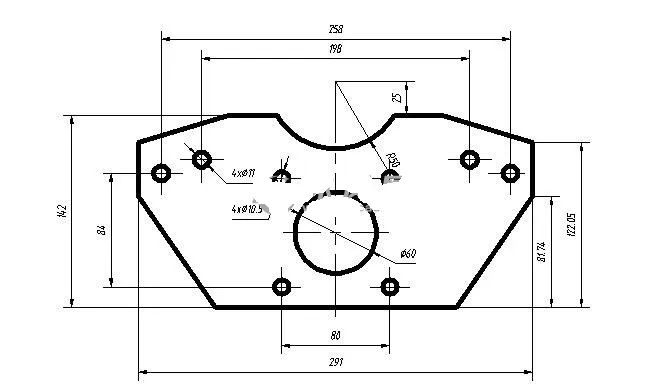 N6989-8小孔支架级进模设计-长291