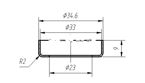 N7063-圆筒件冲压落料拉伸复合模具设计-长34.6