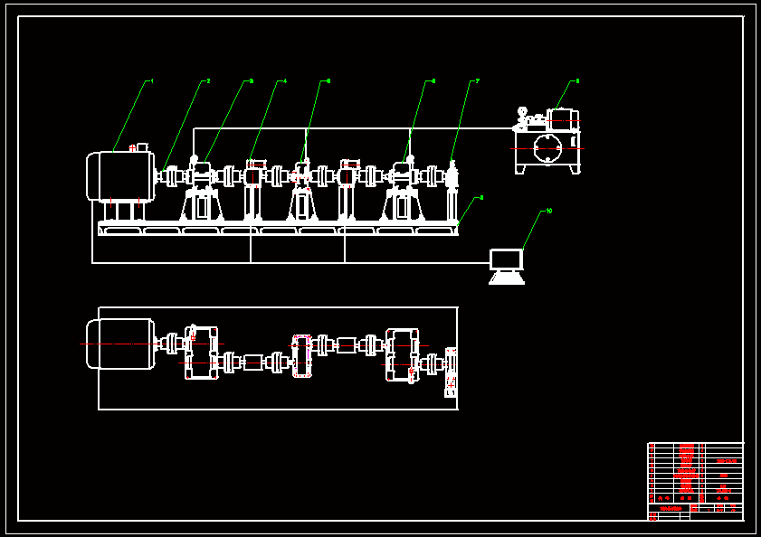 N7103-湿式离合器测试试验台设计图