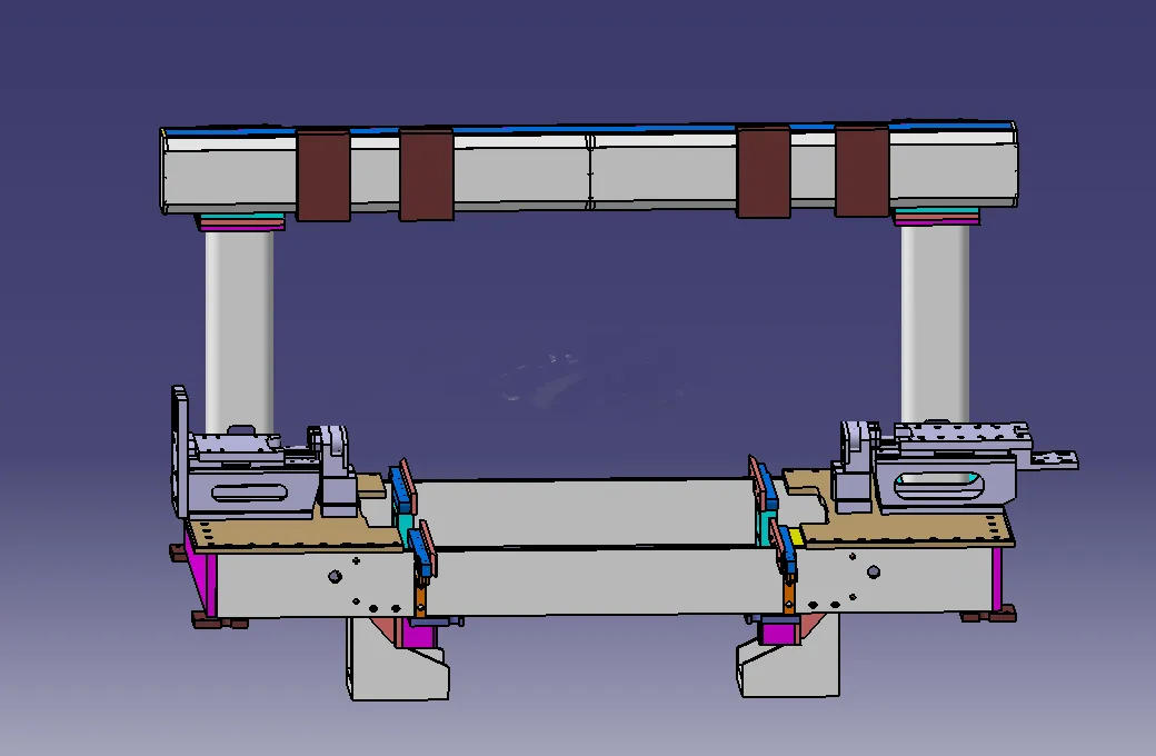 N7112-火车动车轮对配合尺寸检测机构设计【含三维图】