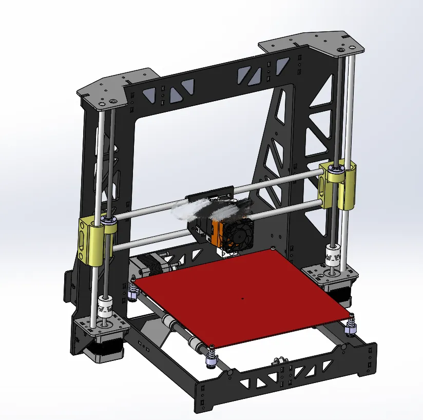 N7116-立体光固化造型机机构设计【含Proe三维图】
