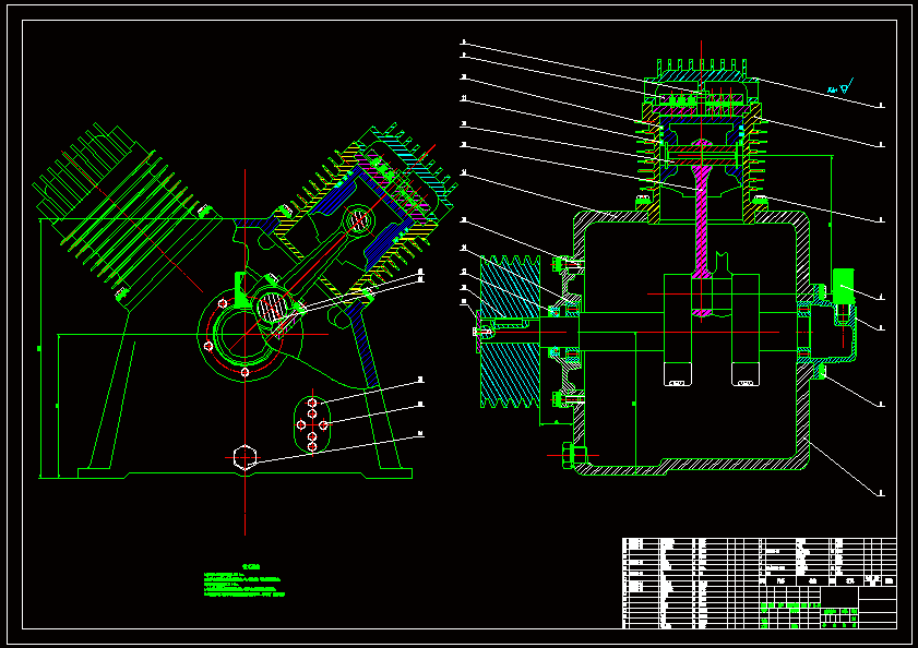 N7119-V型活塞式压缩机设计