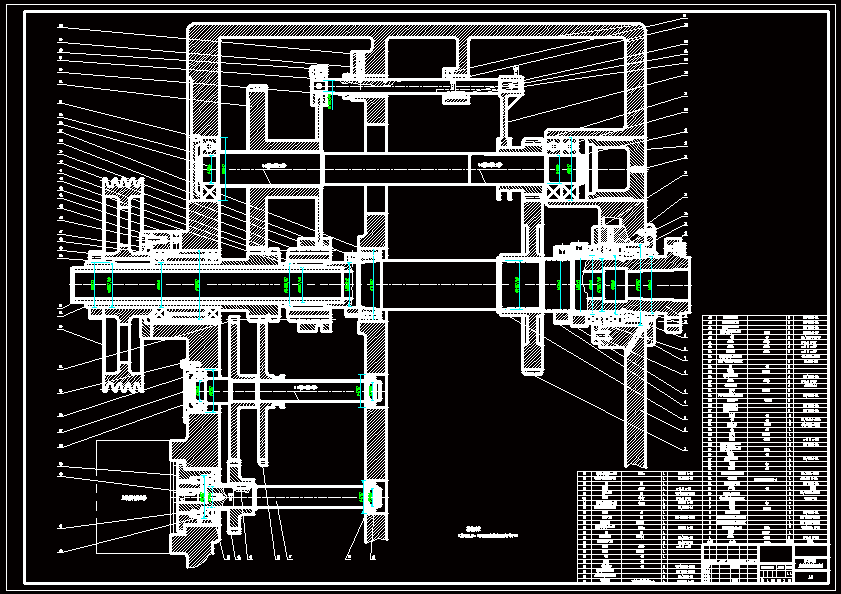 N7156-CK6136数控卧式车床传动系统设计