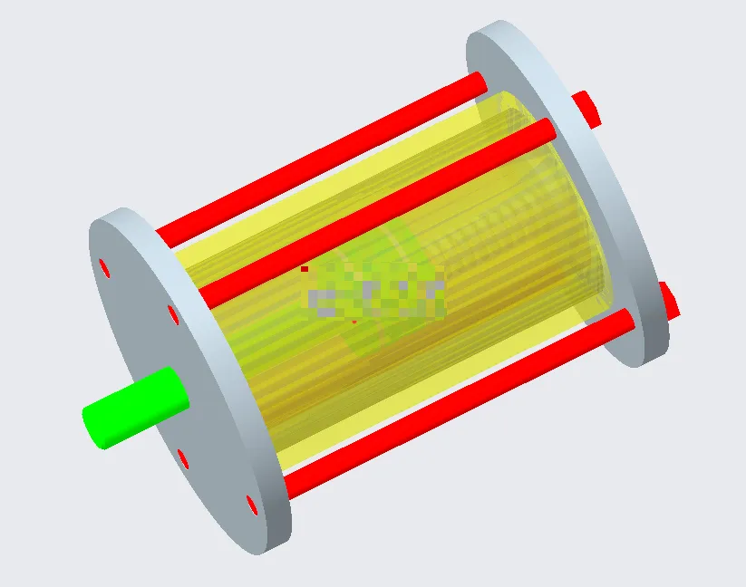 N7256-磁流变液缓冲装置设计【含Proe三维图】