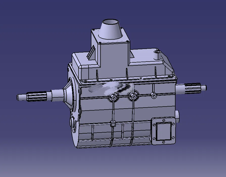 N7400-12吨货车变速器设计【含Catia三维图】