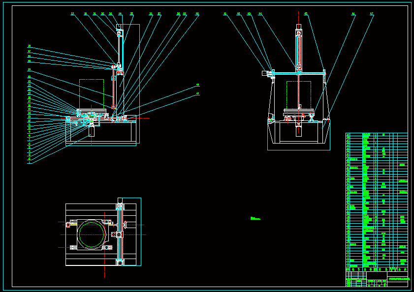 N7403-汽车同步带模具检测机设计
