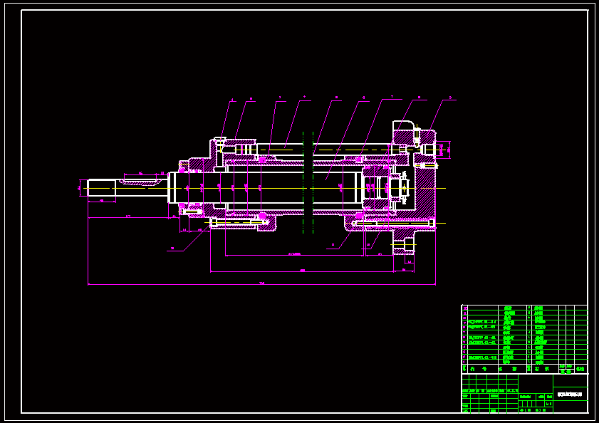 N7416-流水线端面铣床动力系统设计