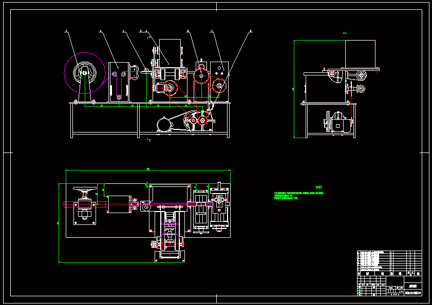 N7444-卫生筷包装机供筷填筷部装设计