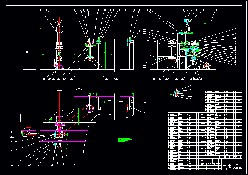 N7456-肥料自动包装机袋进给部装设计