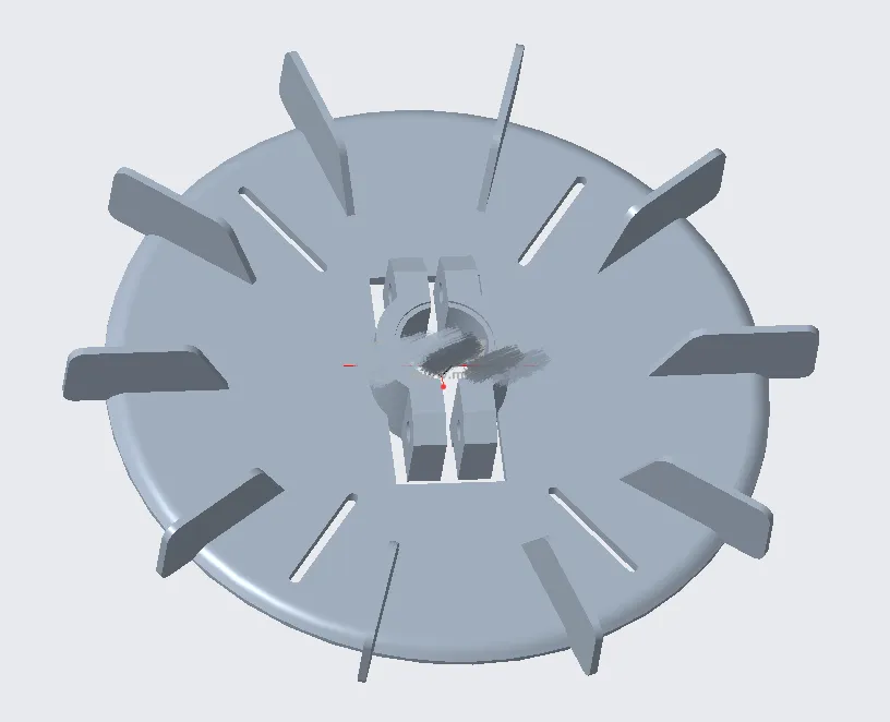 N7480-叶轮注塑工艺分析及模具设计【含Proe三维图】