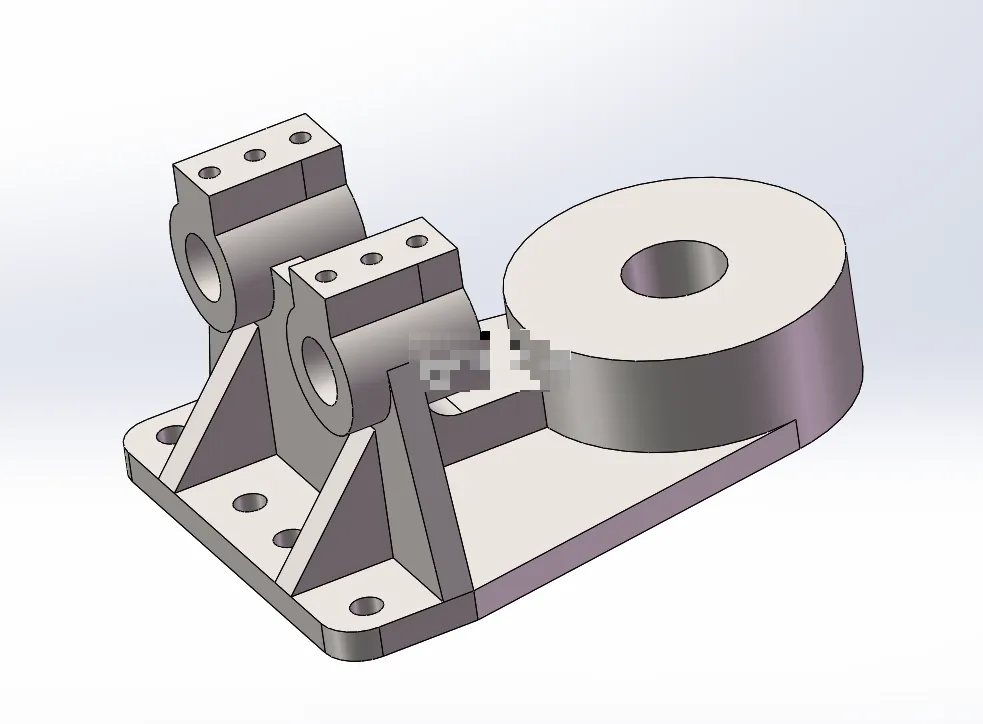 N7486-支架零件双面钻镗专用夹具设计【含SW三维图】