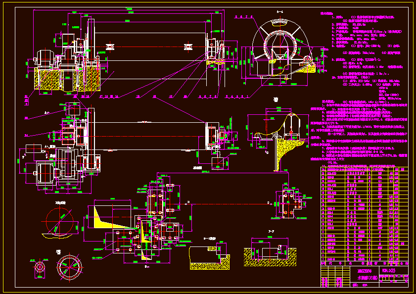 N7593-φ2.2X9.5m球磨机设计