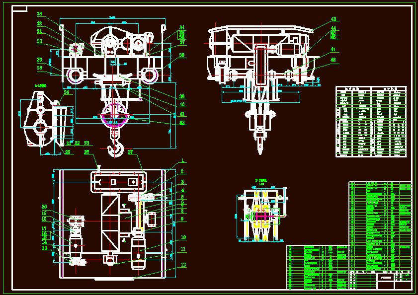 N7597-QZ12-h10型桥式起重机设计【小车部分设计】