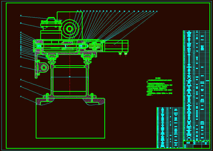 N7605-数控车床机械结构设计