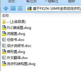 N7707-基于FX2N-16MR全自动洗衣机控制系统PLC设计