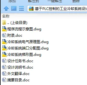 N7745-基于PLC控制的工业冷却系统设计