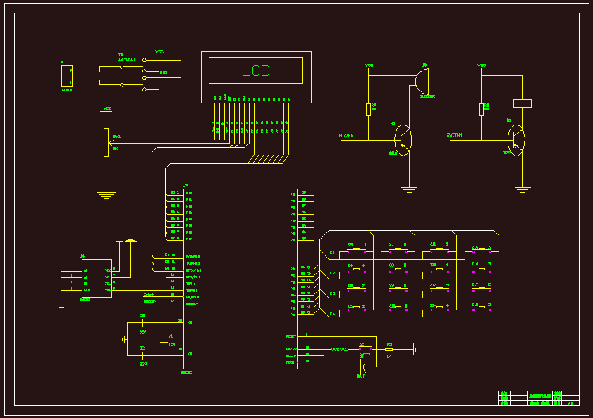 N7776-电子密码锁的设计
