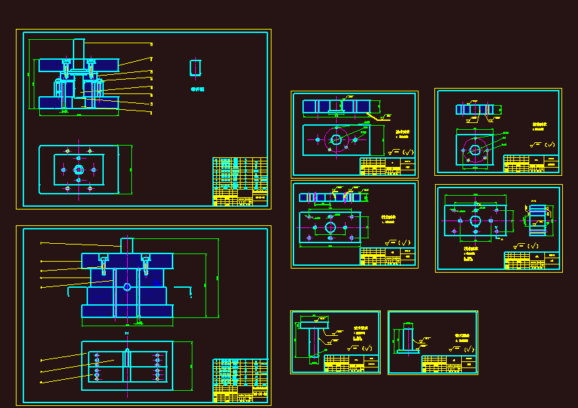 N7785-轴承端盖冲压模具设计