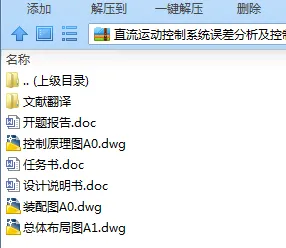 N7794-直流运动控制系统误差分析及控制器的设计