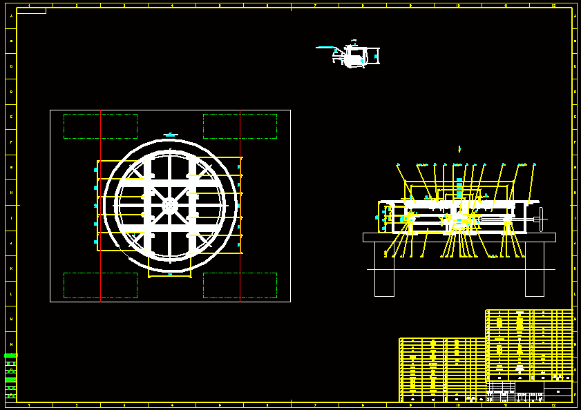 N7852-全方位简易起重机底盘及其回转装置设计