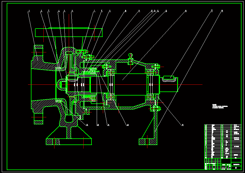 N7868-单级单吸清水离心泵设计