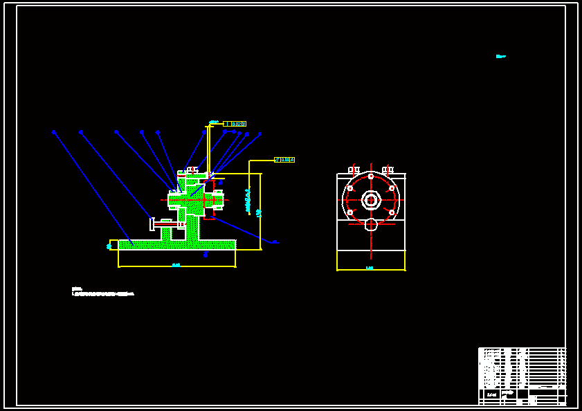 N7886-在工件外圆钻6等分孔的夹具设计