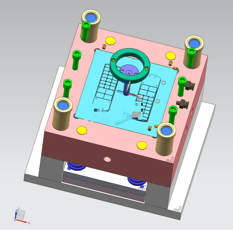 N7907-遥控器外壳注塑模具设计【含UG三维图】