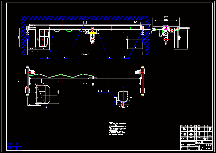 N7924-LD-10单梁桥式起重机总体及起升机构设计