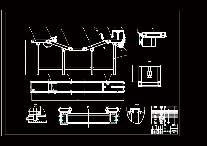 N7936-海鲜解冻脱冰套袋装置设计【海鲜脱盘套袋机】