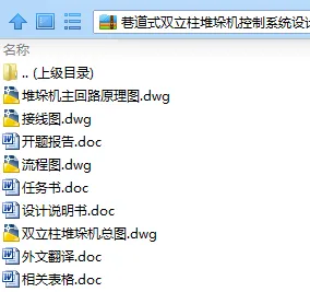 N7970-巷道式双立柱堆垛机控制系统设计 N7970-巷道式双立柱堆垛机控制系统设计