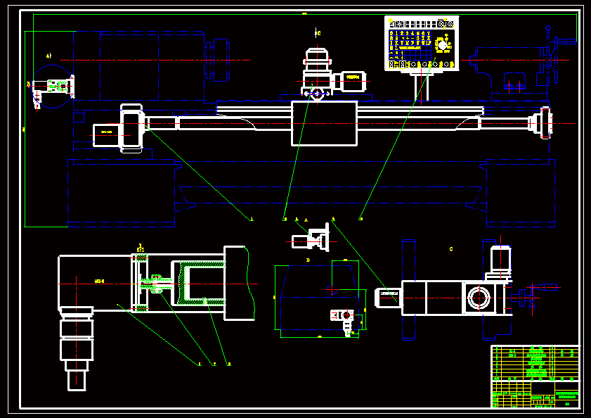 N8056-CK6163型车床的经济型数控设计