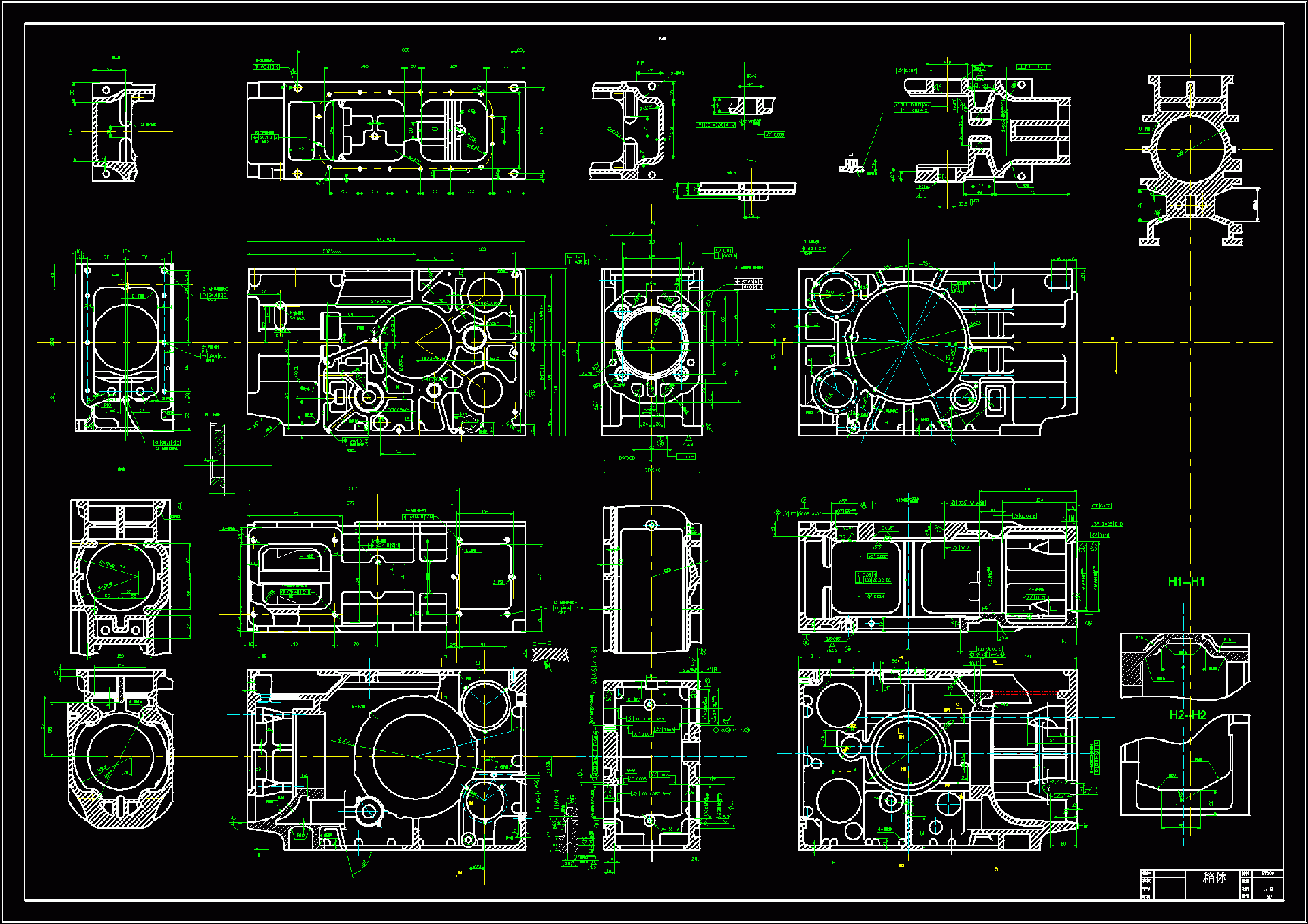 N8103-S1105柴油机箱体制造工艺规程及专用钻床设计