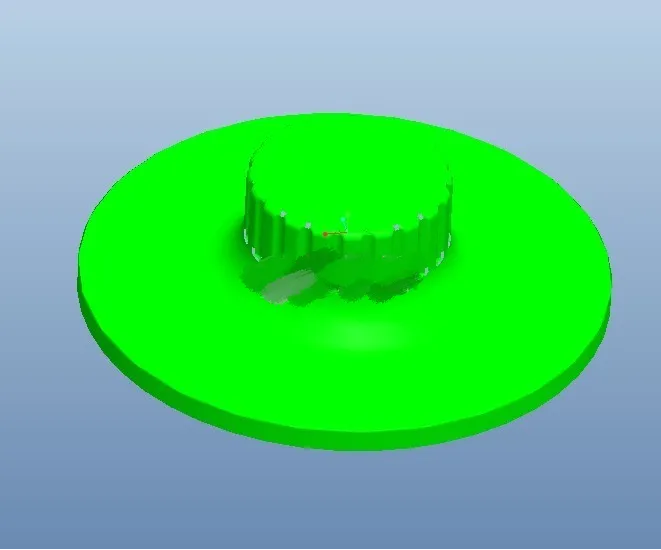 N8118-φ250台式电风扇锁紧盖注塑模具设计【含Proe三维图】
