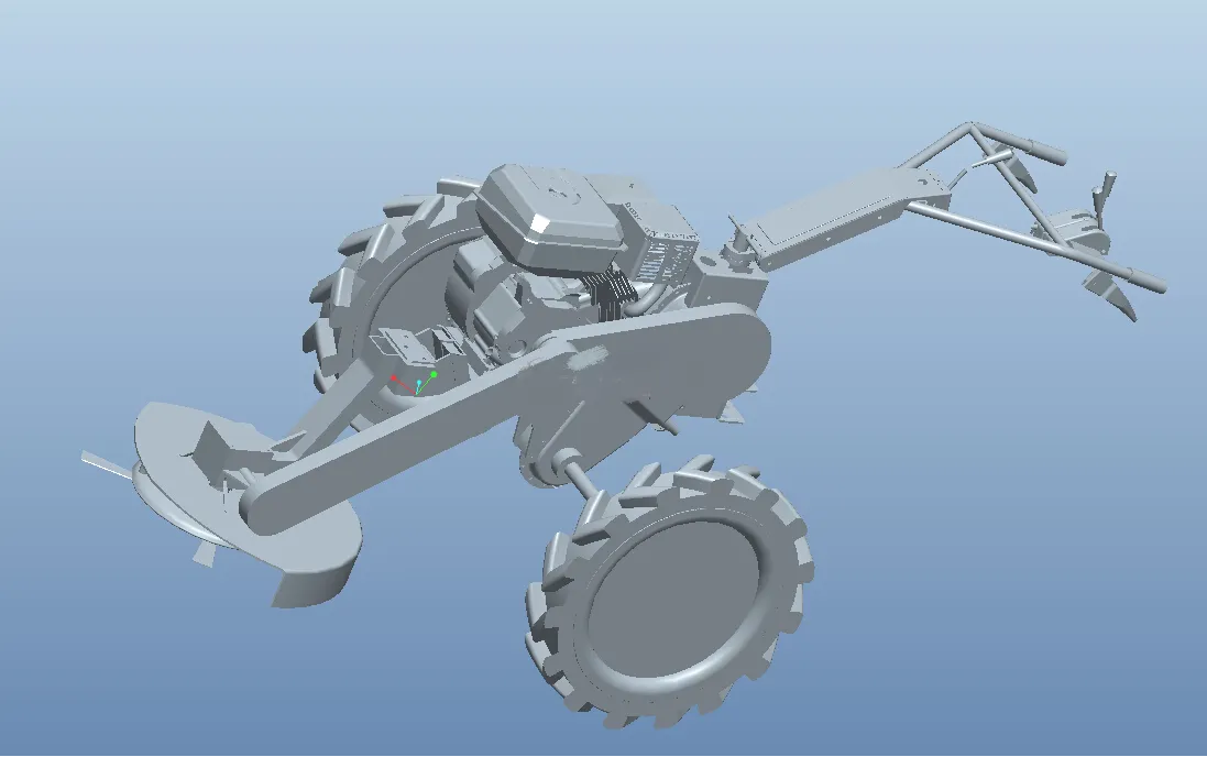 N8123-小型烟秆切割机的设计【含Proe三维图】