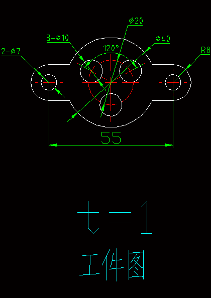 N8222-支架盖零件冲压模设计