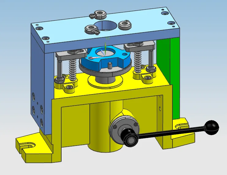 N8238-基于UG建模的盘类零件钻床专用夹具设计【含三维图】