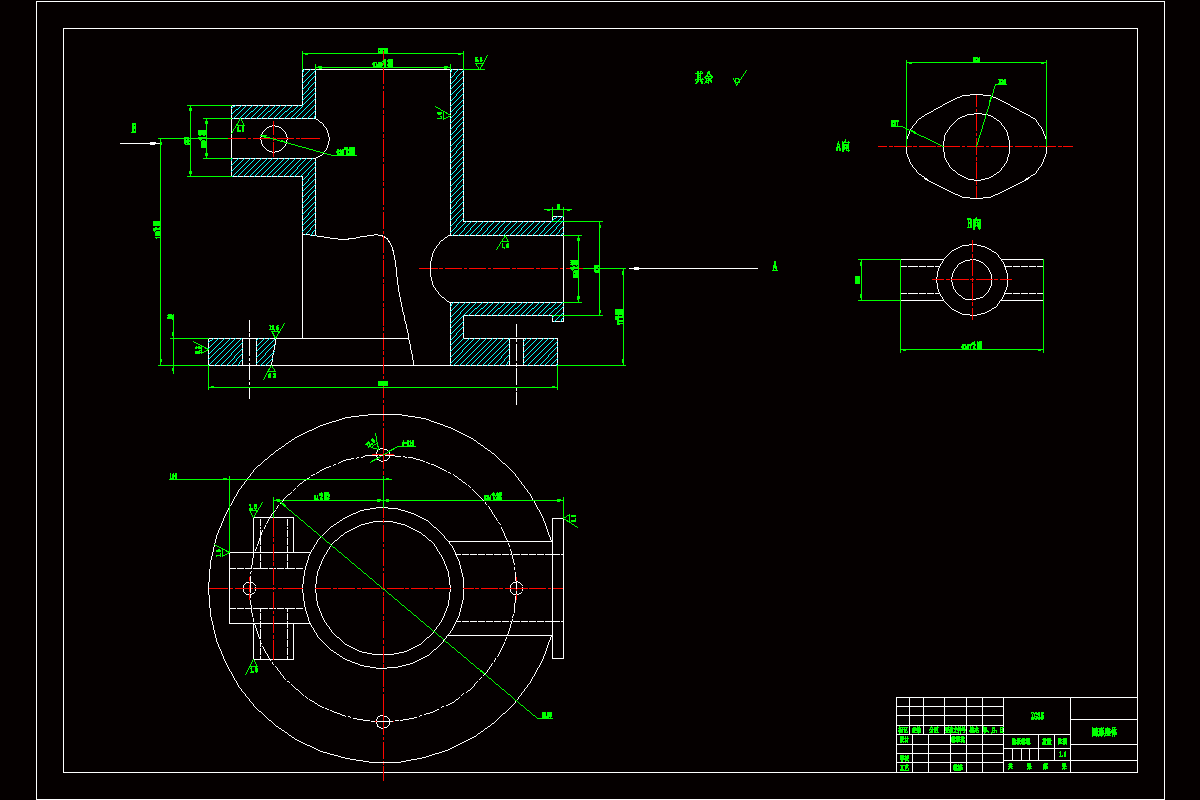 N8268-圆形座体零件加工工艺设计和夹具设计