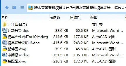Z2006-喷水壶嘴塑料模具设计 Z2227-喷水壶嘴塑料模具设计