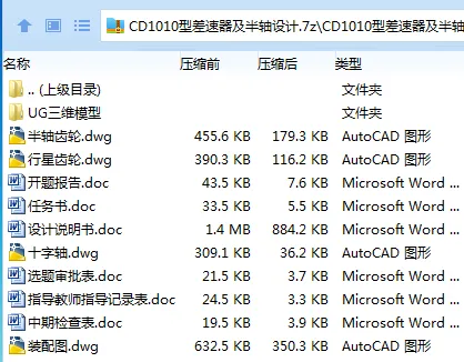 Z2252-CD1010型差速器及半轴设计【含UG三维图】 Z2252-CD1010型差速器及半轴设计【含UG三维图】