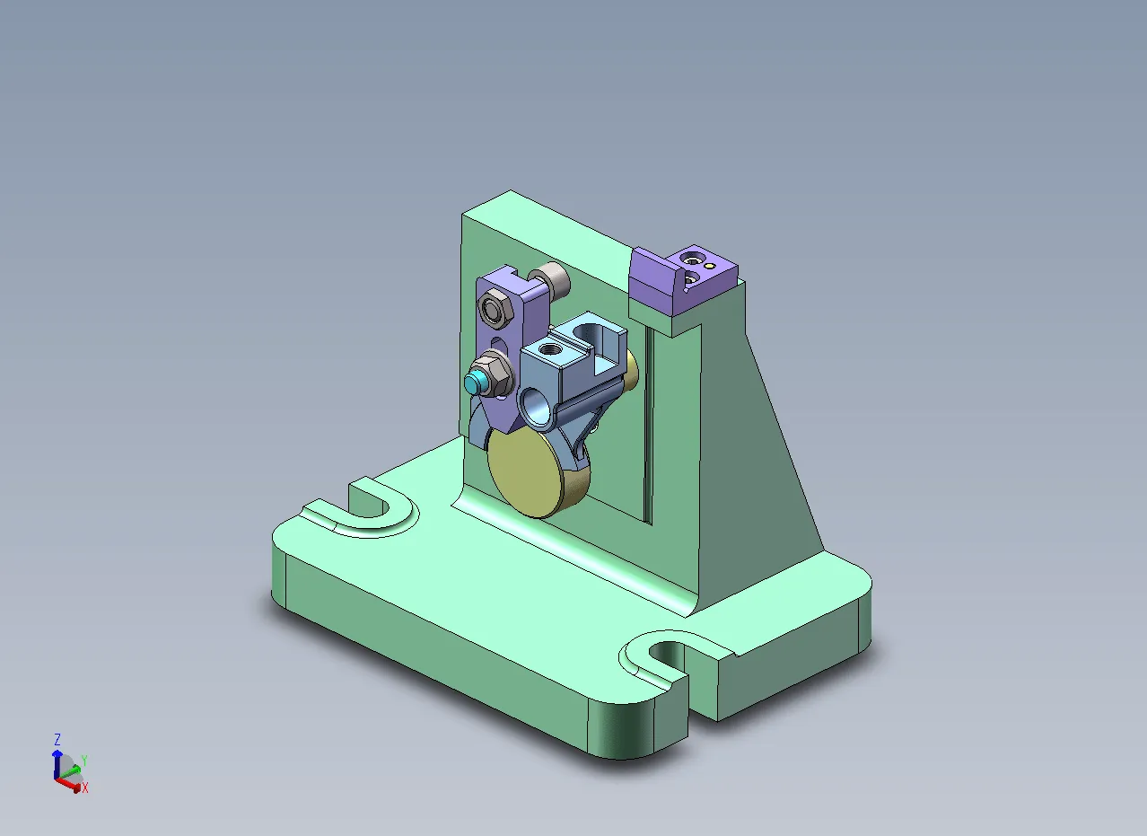 K2146-倒档变速叉工艺及铣R7.5槽夹具设计【含SW三维图】
