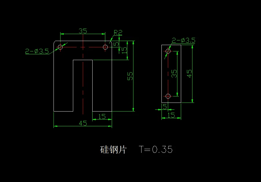 Z2395-门形和一字形铁心片套裁连续式复合冲裁模设计