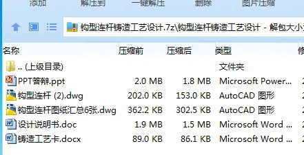 Z2436-钩型连杆铸造工艺设计 Z2436-钩型连杆铸造工艺设计