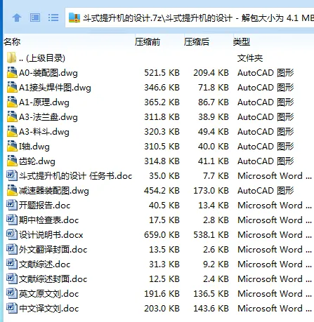 Z2475-斗式提升机的设计