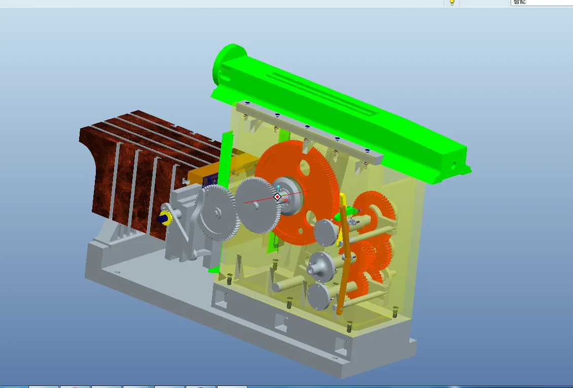 Z2487-牛头刨床机构的三维建模与仿真【含Proe三维图】