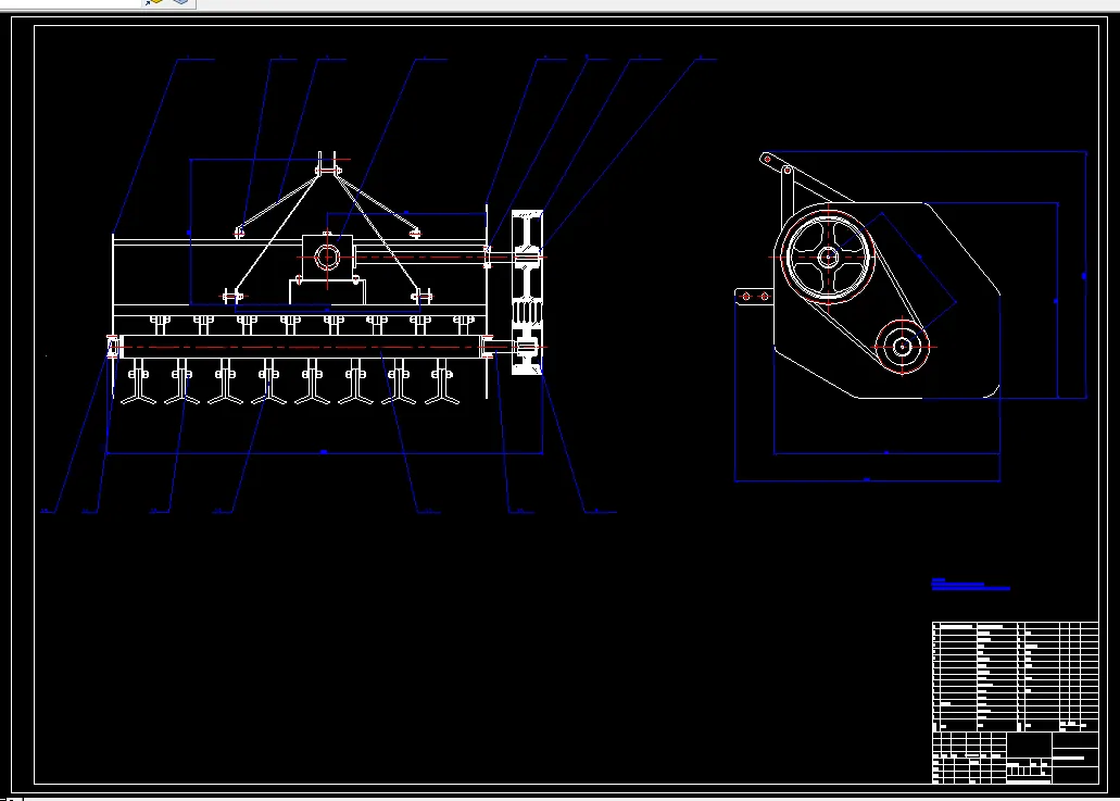 Z2490-秸秆粉碎还田机设计